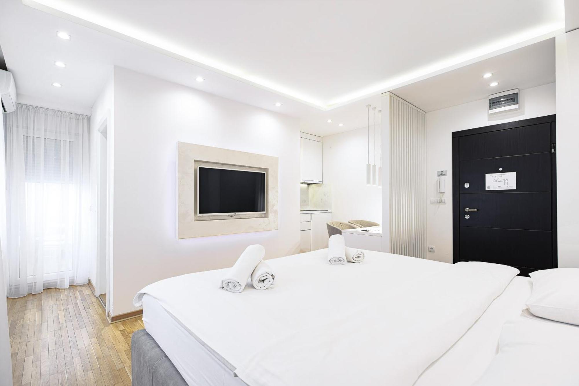 White Apartments เบลเกรด ภายนอก รูปภาพ